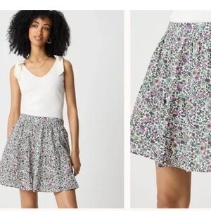 JCREW Factory Tiered Women’s Mini Skirt in Medium